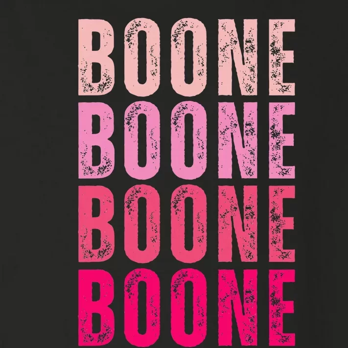 Boone Personalized Name I Love Boone Toddler Long Sleeve Shirt