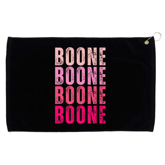 Boone Personalized Name I Love Boone Grommeted Golf Towel