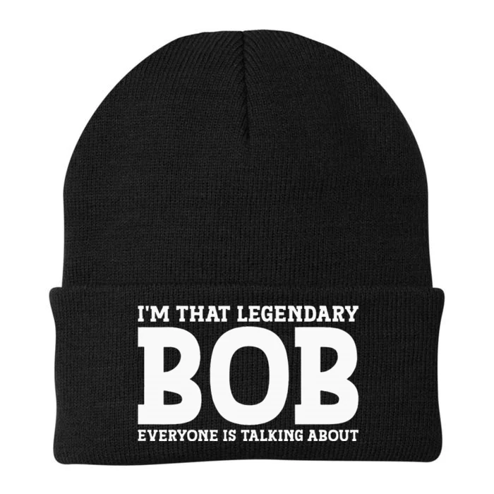 Bob Personal Name First Name Funny Bob Knit Cap Winter Beanie