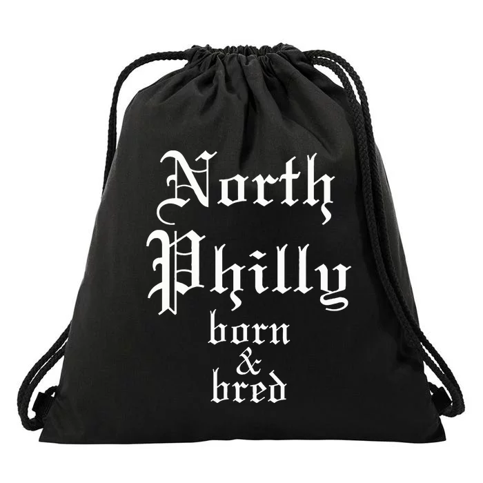 Bred Philadelphia Neighborhood Drawstring Bag