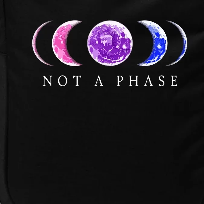 Bi Pride Not A Phase Bisexual Pride Moon Impact Tech Backpack