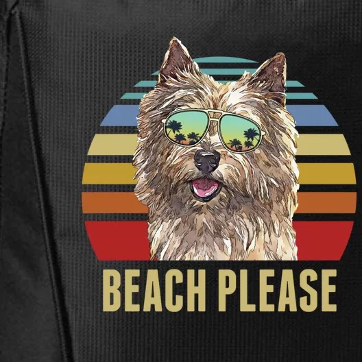 Beach Please Norwich Terrier Dog Funny Summer Gift City Backpack