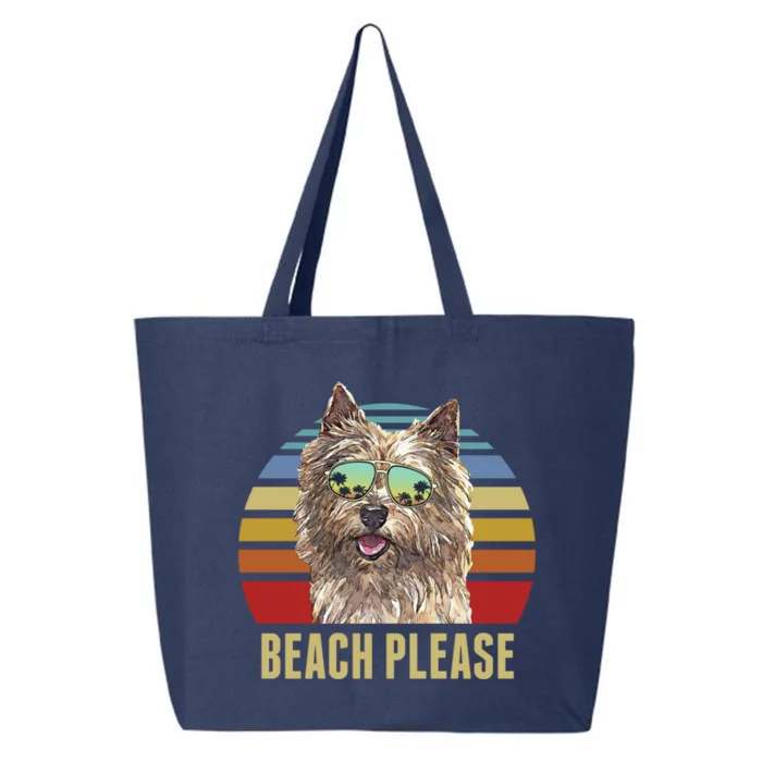 Beach Please Norwich Terrier Dog Funny Summer Gift 25L Jumbo Tote