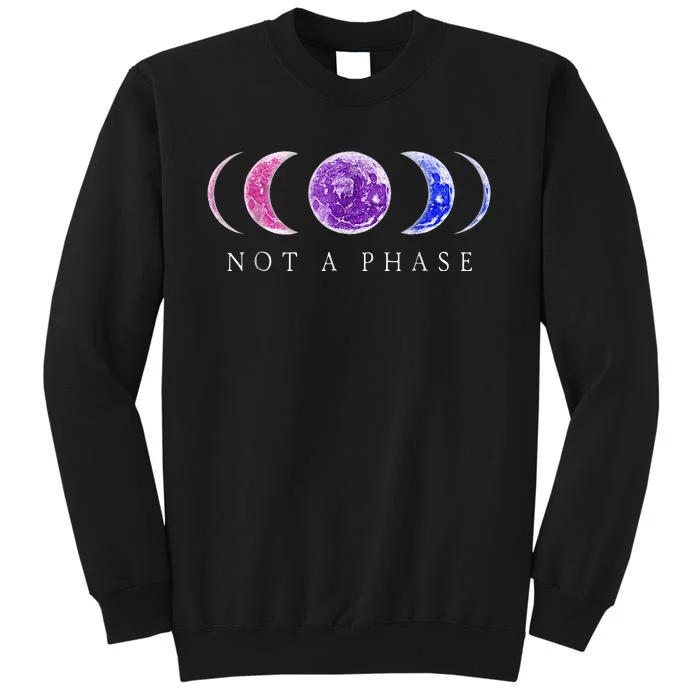 Bi Pride Not a Phase Bisexual Gift for LGBT Tall Sweatshirt