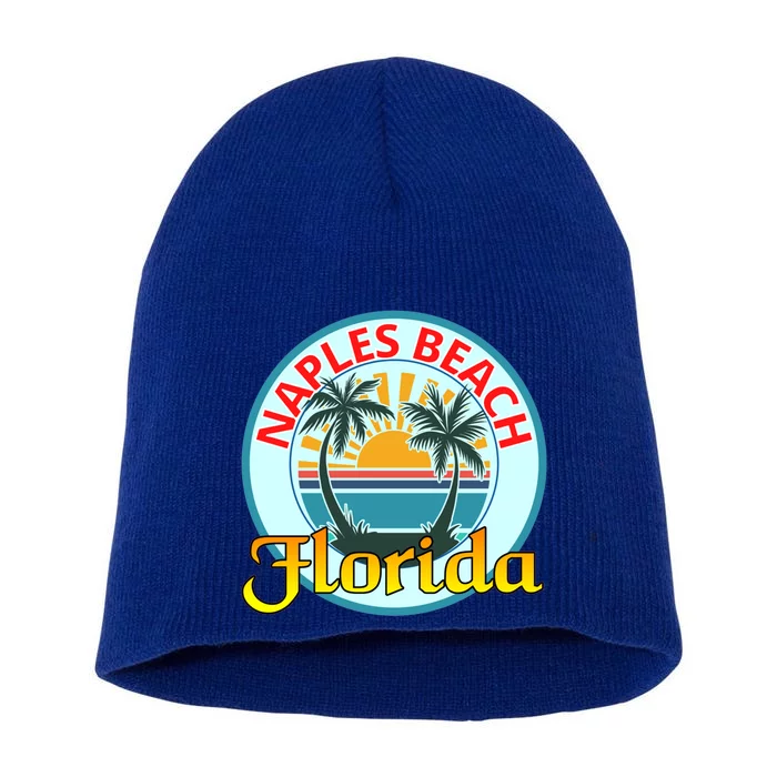 Beach Please Naples Beach Florida Beach Spring Break Gift Short Acrylic Beanie