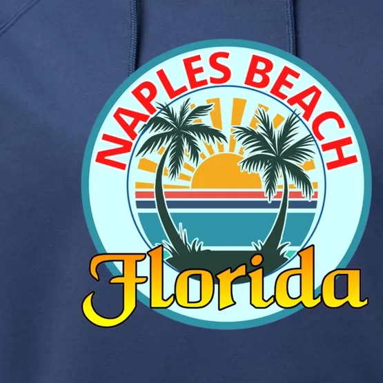 Beach Please Naples Beach Florida Beach Spring Break Gift Performance Fleece Hoodie