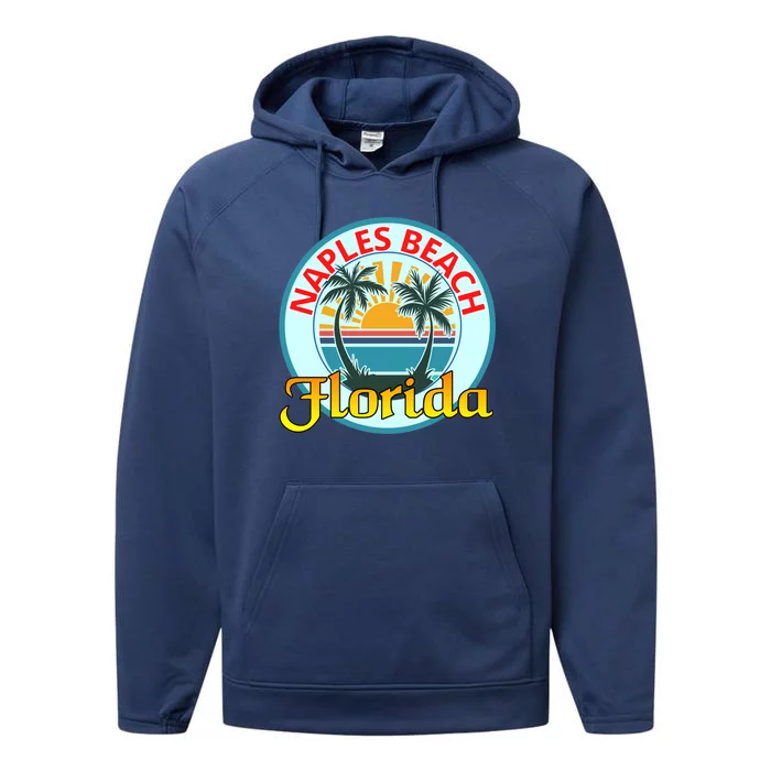 Beach Please Naples Beach Florida Beach Spring Break Gift Performance Fleece Hoodie