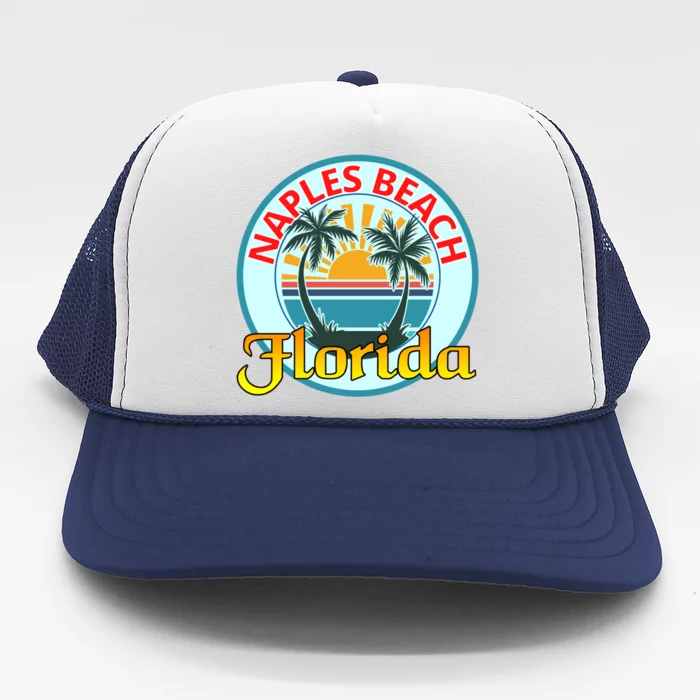 Beach Please Naples Beach Florida Beach Spring Break Gift Trucker Hat