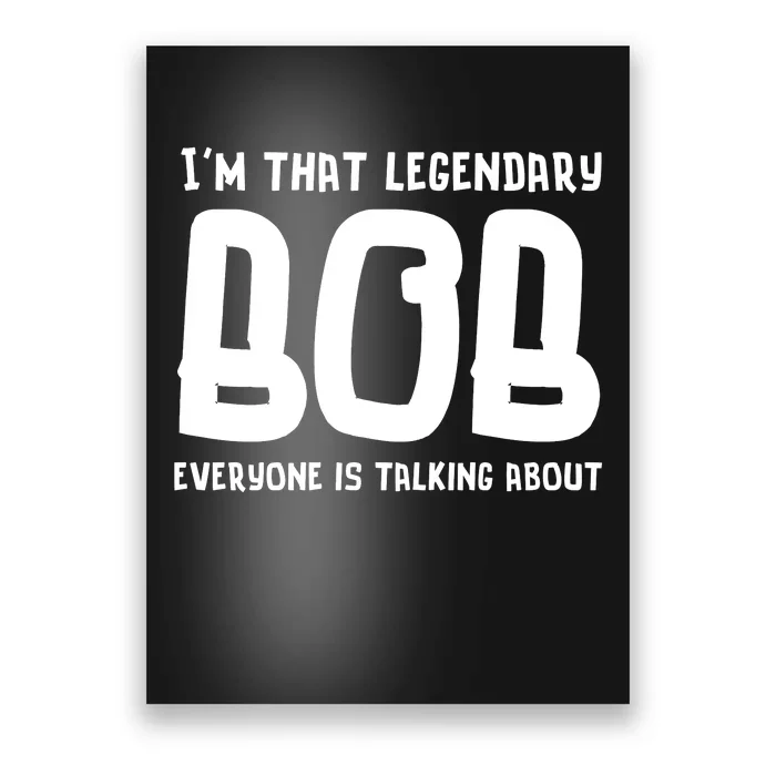 Bob Personal Name First Name Funny Bob Poster