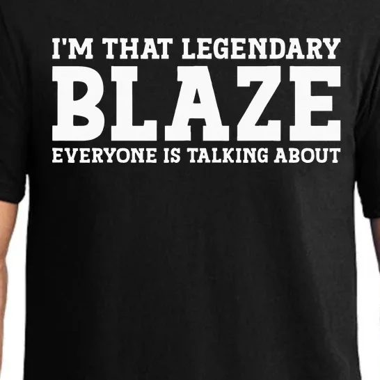 Blaze Personal Name Funny Blaze Pajama Set