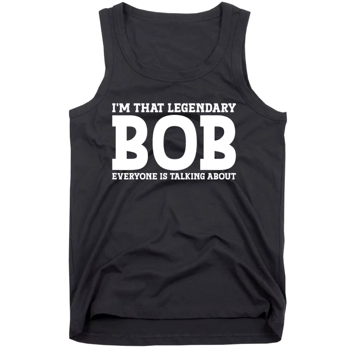 Bob Personal Name First Name Funny Bob Tank Top