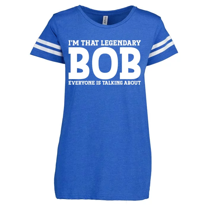 Bob Personal Name First Name Funny Bob Enza Ladies Jersey Football T-Shirt