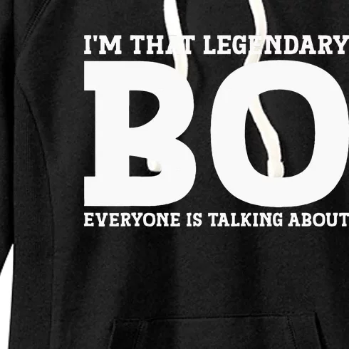 Bo Personal Name Funny Bo Women's Fleece Hoodie