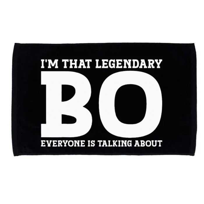 Bo Personal Name Funny Bo Microfiber Hand Towel