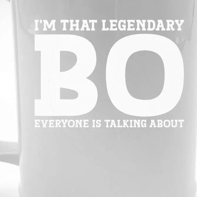 Bo Personal Name Funny Bo Front & Back Beer Stein