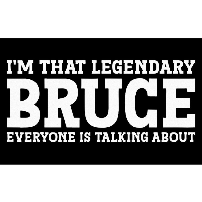 Bruce Personal Name Funny Bruce Bumper Sticker