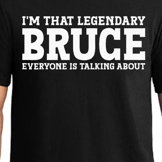 Bruce Personal Name Funny Bruce Pajama Set