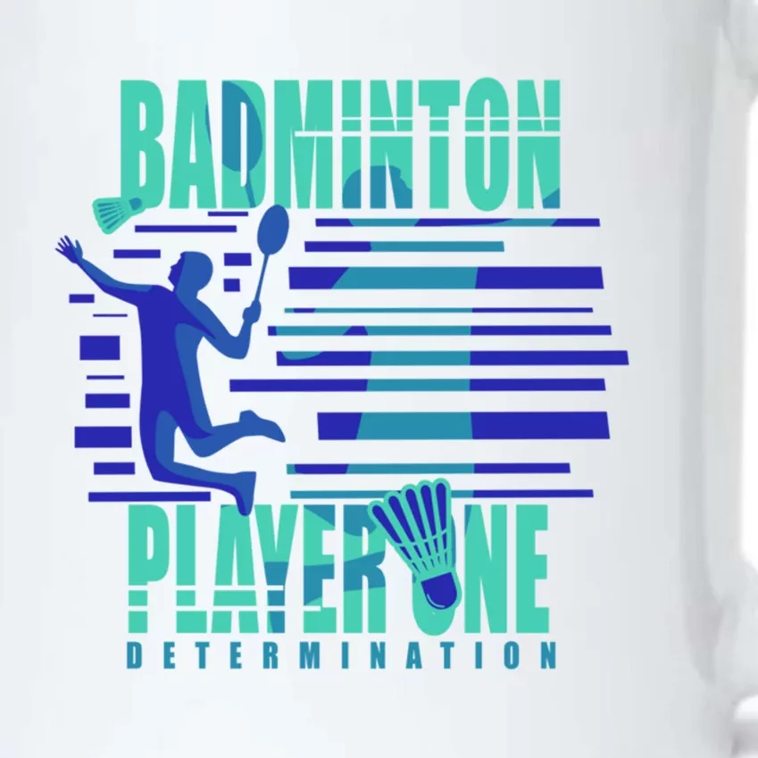 Badminton Player One Funny Gift Black Color Changing Mug