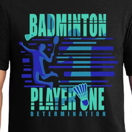 Badminton Player One Funny Gift Pajama Set