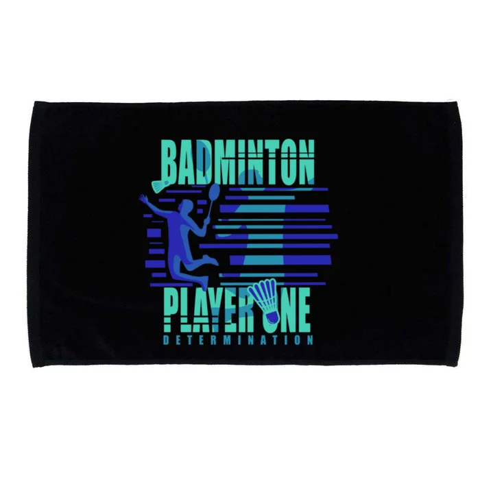 Badminton Player One Funny Gift Microfiber Hand Towel