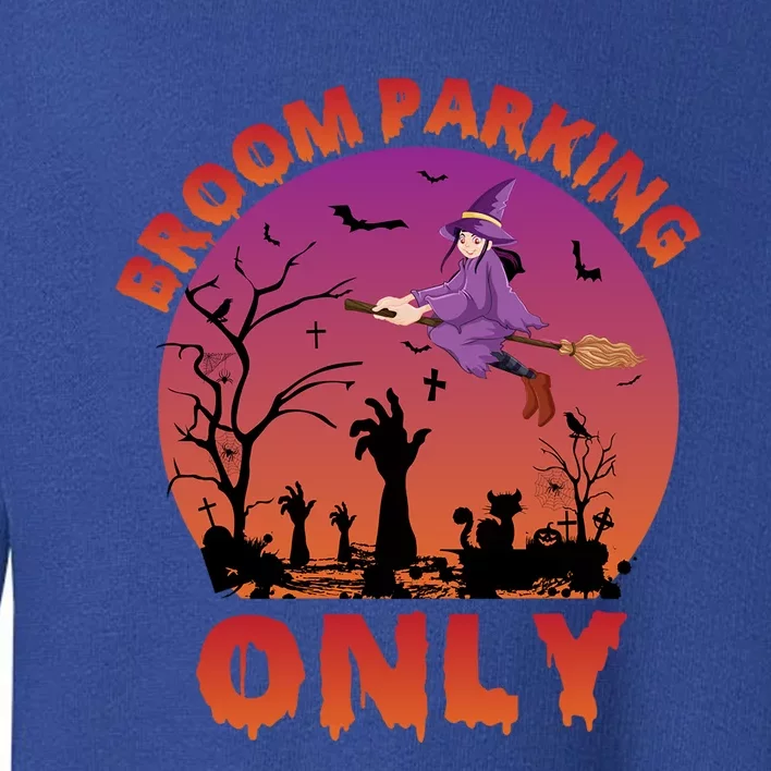 Broom Parking Only Gift Toddler Sweatshirt