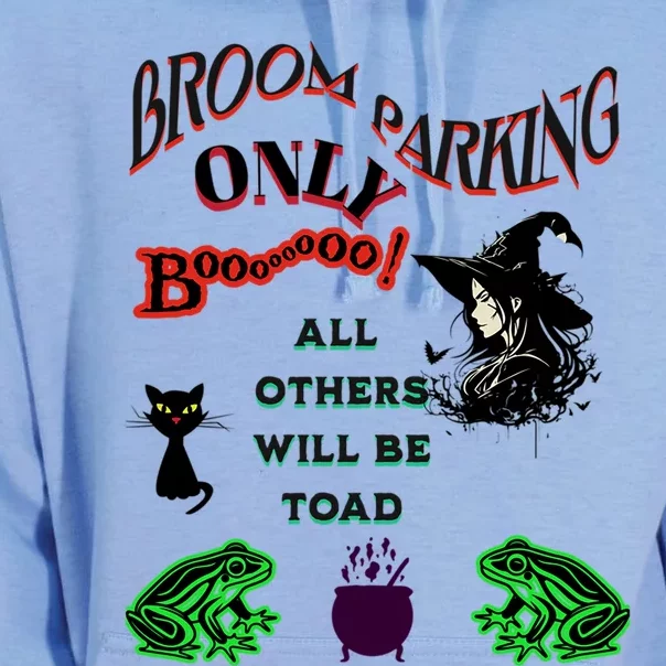 Broom Parking Only All Others Will Be Toad Gift Unisex Surf Hoodie