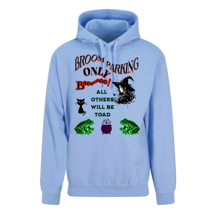 Broom Parking Only All Others Will Be Toad Gift Unisex Surf Hoodie