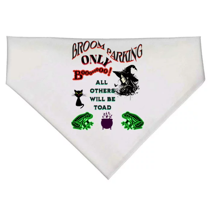 Broom Parking Only All Others Will Be Toad Gift USA-Made Doggie Bandana