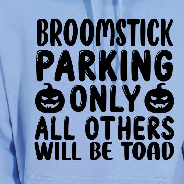 Broomstick Parking Only All Other Will Be Toad Gift Unisex Surf Hoodie