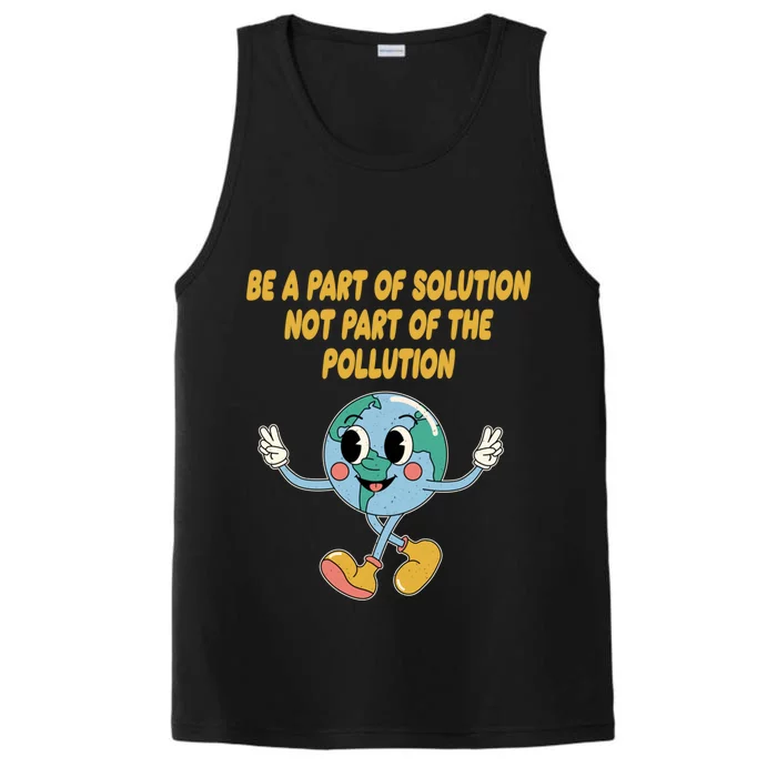 Be Part Of Solution Not Part Of Pollution Trees Ecology Gift Performance Tank