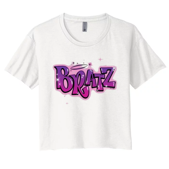 Bratz Pink Purple S.P.Arkle Women's Crop Top Tee