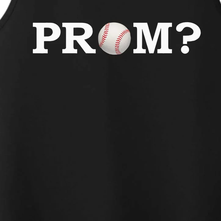 Baseball Prom Proposal Promposal Performance Tank