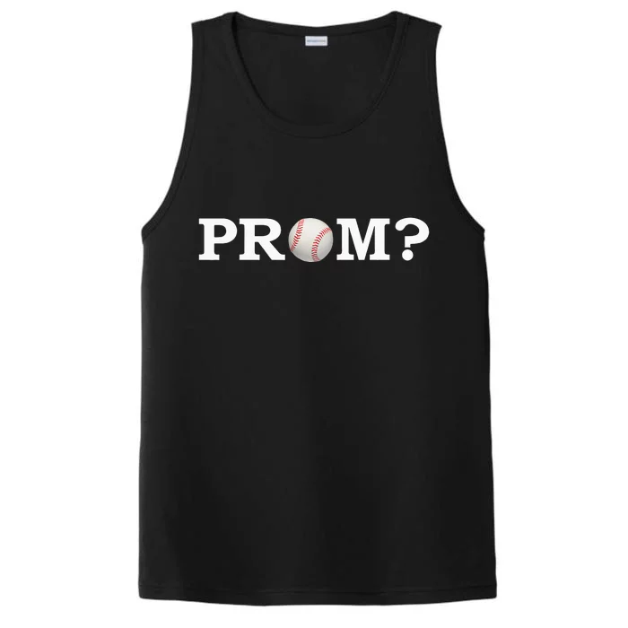 Baseball Prom Proposal Promposal Performance Tank