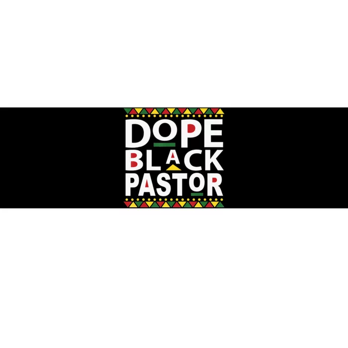 Black Pastor Preacher Minister Black History Month Gift Bumper Sticker