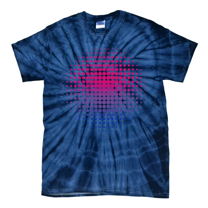 Bisexual Pride Polka Dots Subtle Artistic Lgbt Bi Pride Tie-Dye T-Shirt