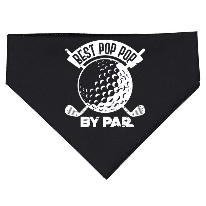 Best Pop Pop Golf By Par USA-Made Doggie Bandana