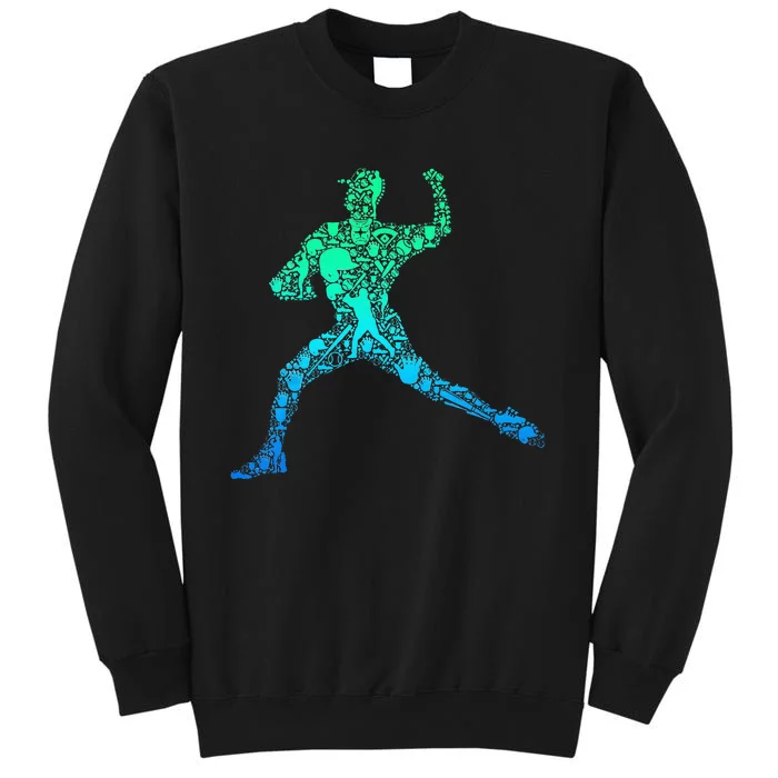 Baseball Pitcher Player Men Kids Sweatshirt