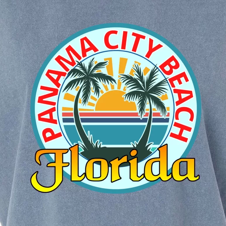 Beach Please Panama City Beach Florida Beach Spring Break Gift Garment-Dyed Women's Muscle Tee