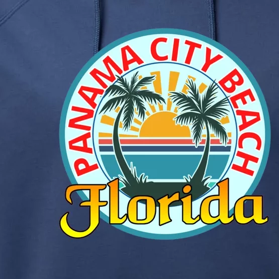 Beach Please Panama City Beach Florida Beach Spring Break Gift Performance Fleece Hoodie