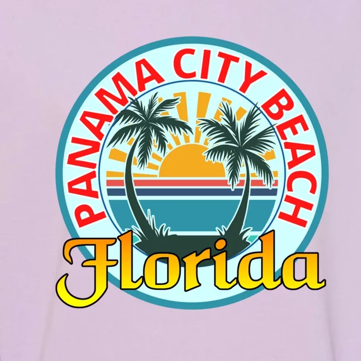 Beach Please Panama City Beach Florida Beach Spring Break Gift Garment-Dyed Sweatshirt