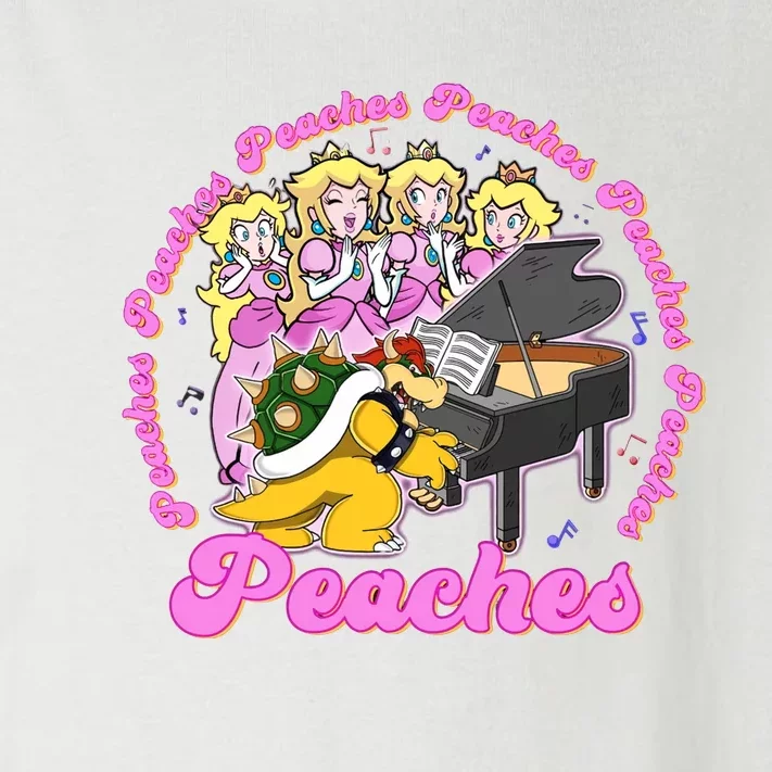 Bowser Peaches Princess Song Princess Peach Feeli!ng Peaches Toddler Long Sleeve Shirt