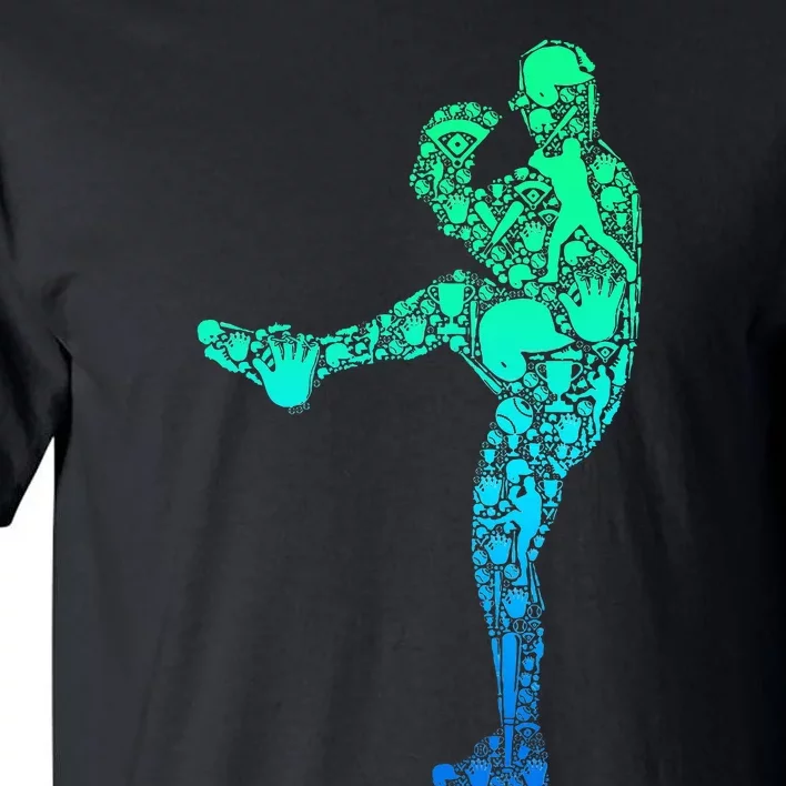 Baseball Pitcher Player Tall T-Shirt