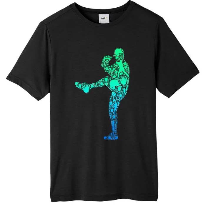 Baseball Pitcher Player ChromaSoft Performance T-Shirt