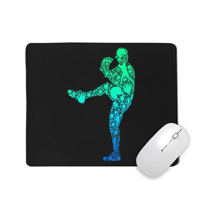 Baseball Pitcher Player Mousepad