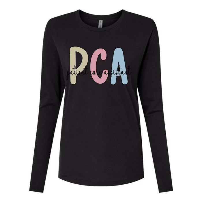 Best Pca Patient Care Assistant Pca Nurse Meaningful Gift Womens Cotton Relaxed Long Sleeve T-Shirt