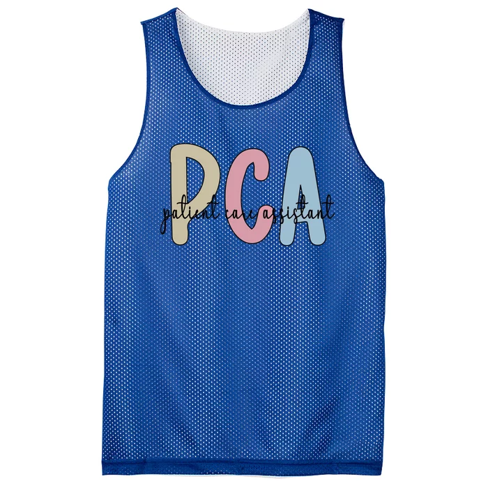 Best Pca Patient Care Assistant Pca Nurse Meaningful Gift Mesh Reversible Basketball Jersey Tank