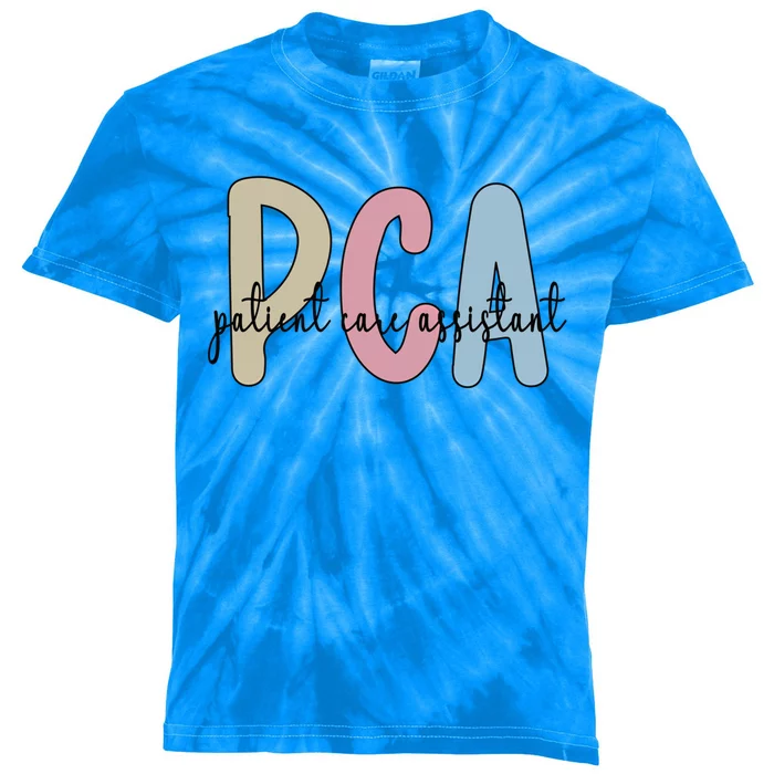 Best Pca Patient Care Assistant Pca Nurse Meaningful Gift Kids Tie-Dye T-Shirt