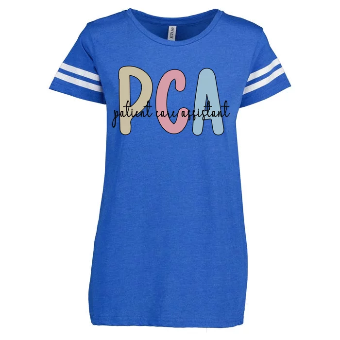 Best Pca Patient Care Assistant Pca Nurse Meaningful Gift Enza Ladies Jersey Football T-Shirt