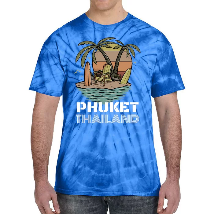 Beach Please Phuket Thailand Beach Vacation Gift Tie-Dye T-Shirt