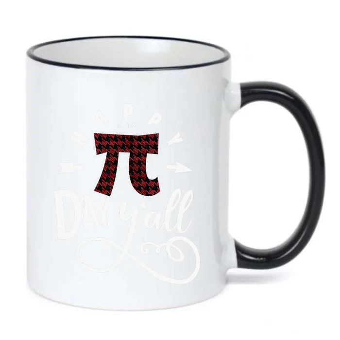 Buffalo Plaid Pi Symbol Pi Day Inspires Me Math Lover Black Color Changing Mug